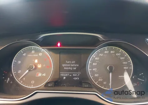 2014 Audi S4 3.0T Premium Plus from USA, damaged, VIN WAUBGAFL0EA006021